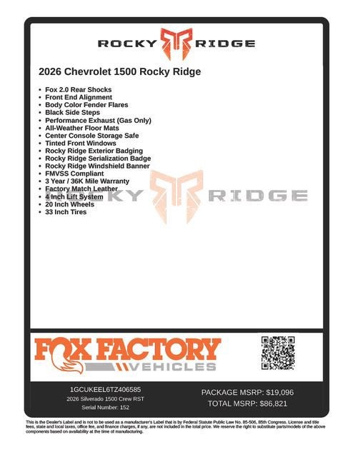 2026 Chevrolet Silverado 1500 RST